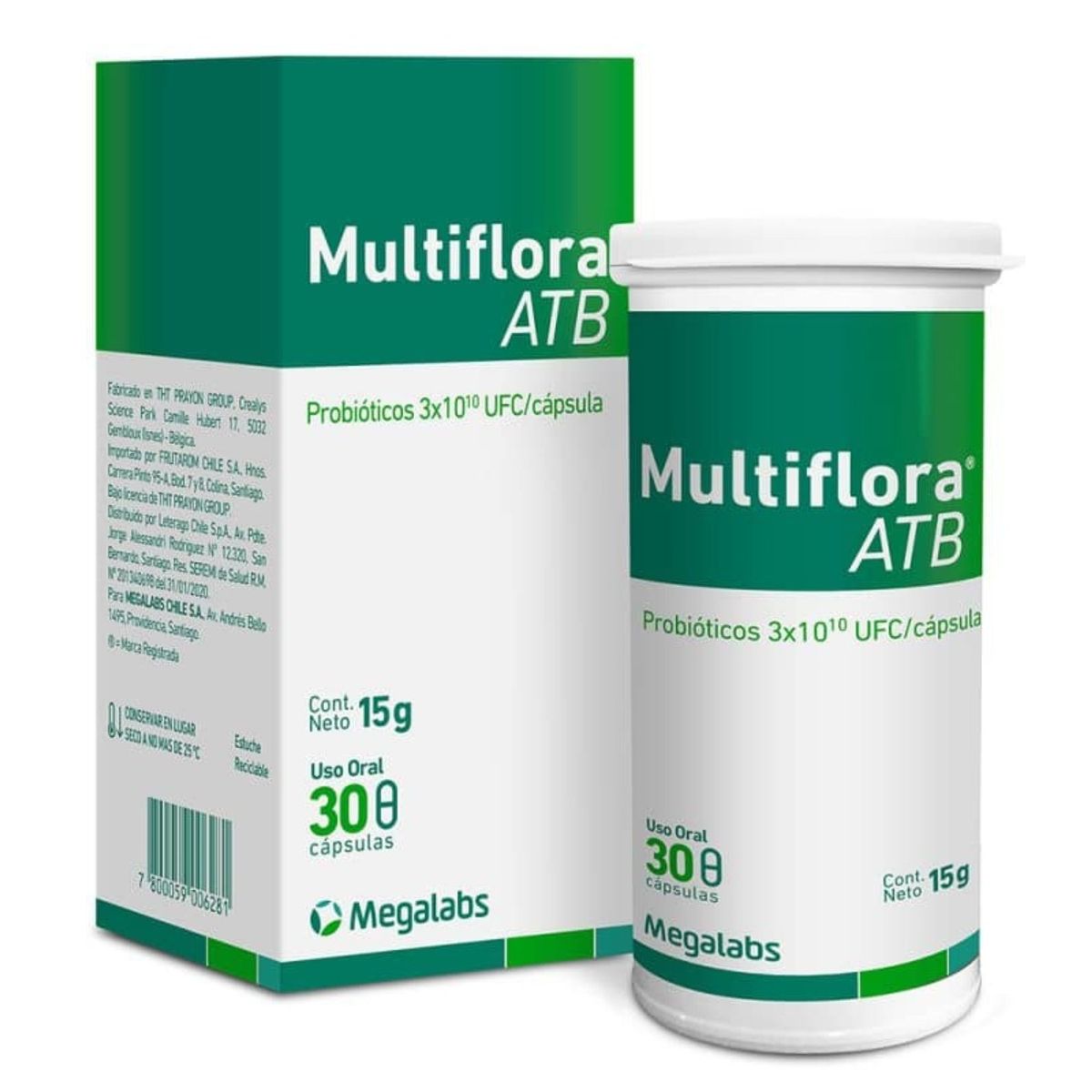 MULTIFLORA - Multiflora Atb Probioticos 30 Capsulas
