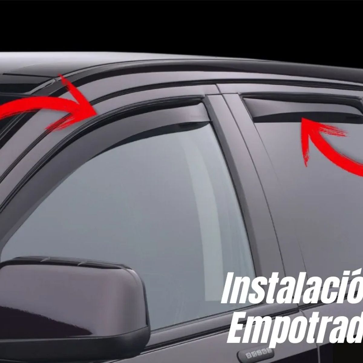 GENERICO - Aletas Bota Aguas Nissan V16 Tsuru Todos Auto Lluvia Karvas