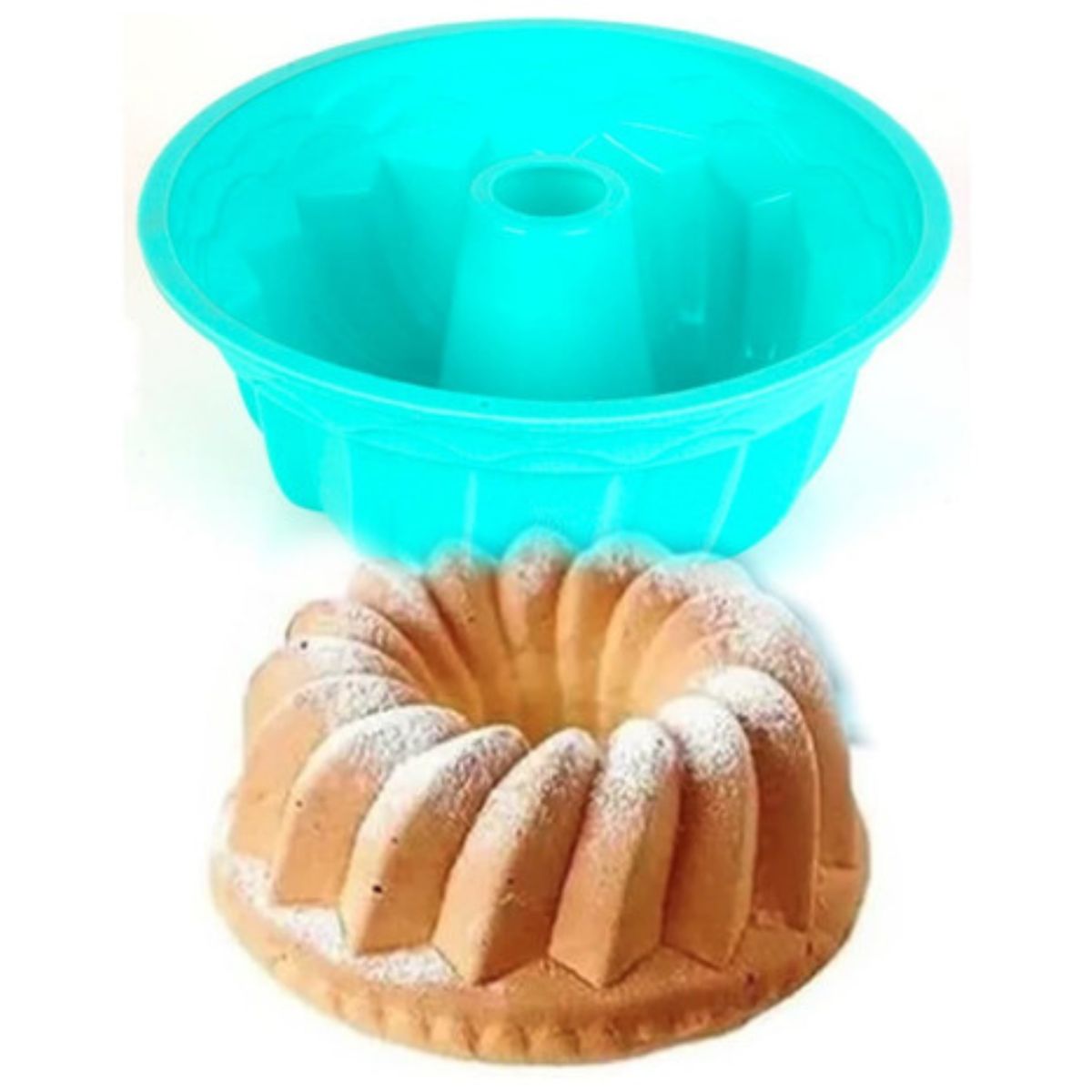 GENERICO - Molde Plástico Queque Remolino