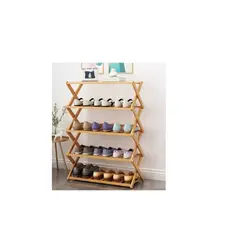 GENERICO - Zapatero Armable De Madera 5 Pisos 60cmx76cm
