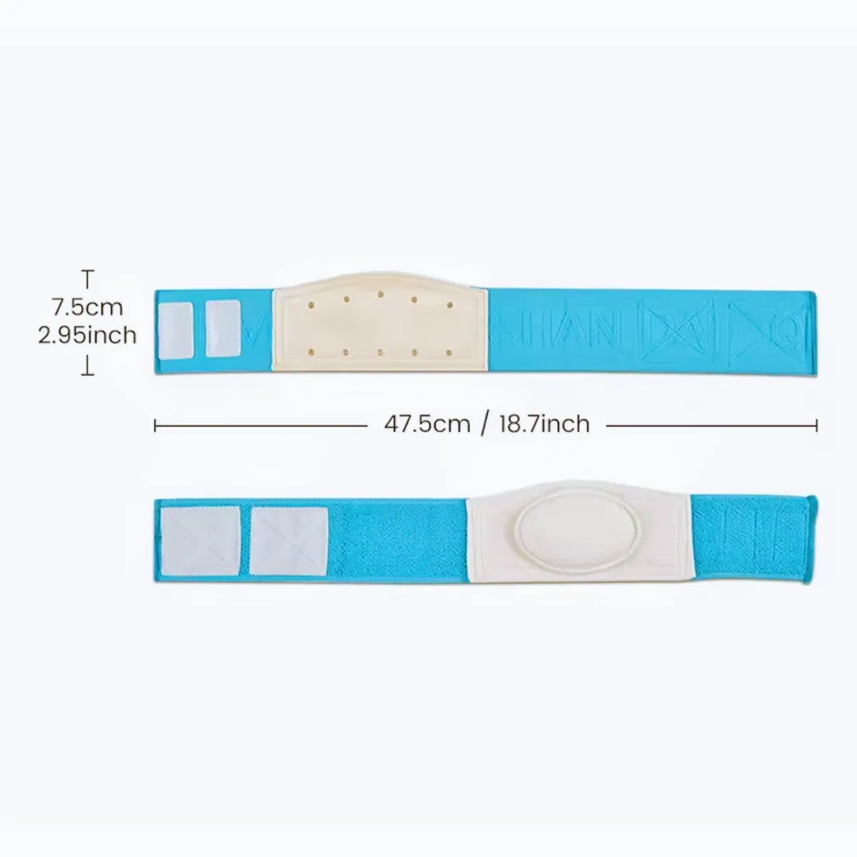 GENERICO - Faja cinturón de hernia umbilical bebe celeste 00153CE