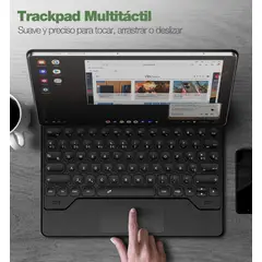 GENERICO - Funda con Teclado Retroiluminado y Soporte para S Pen