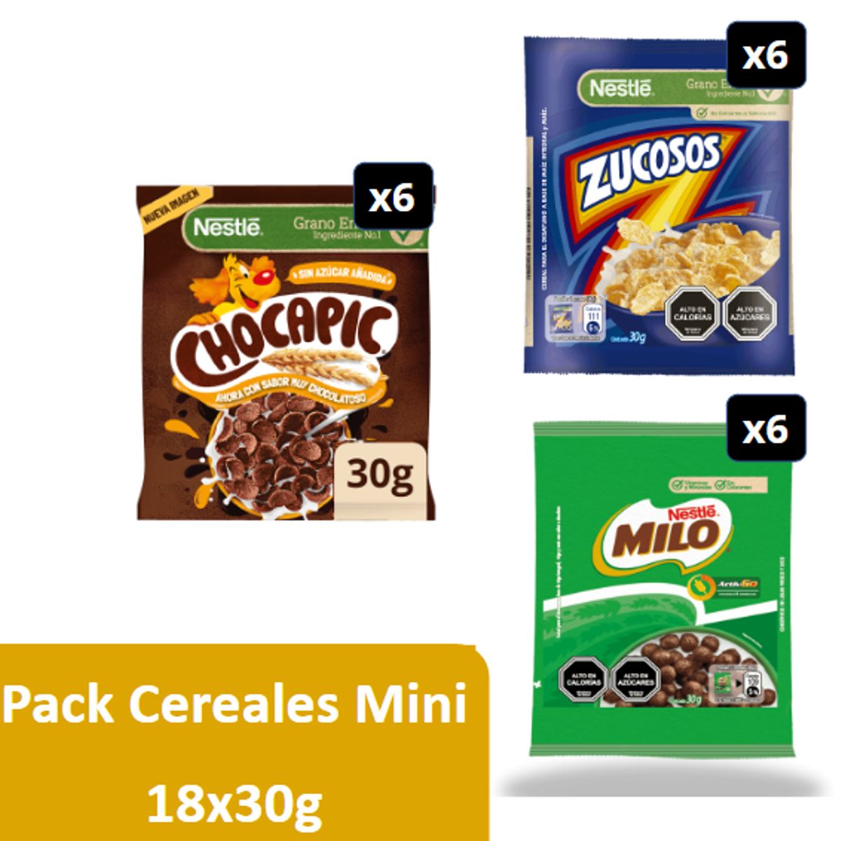 NESTLE - Pack Cereales Mini 18x30g