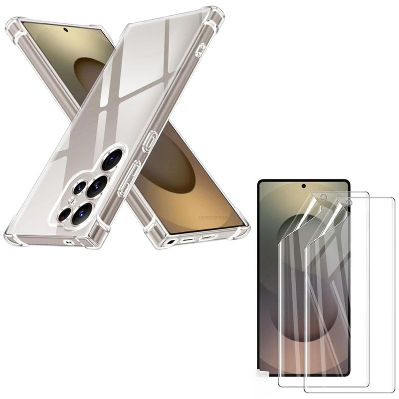 GENERICO - Carcasa Transparente Ref Para Samsung Galaxy S25 Ultra + Hidrogel