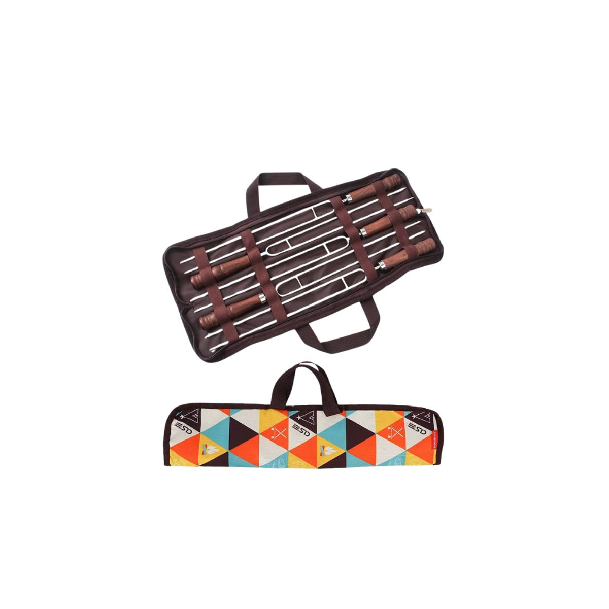 GENERICO - Set 5 Brochetas En Forma De U Para Asado Pinchos Anticucho