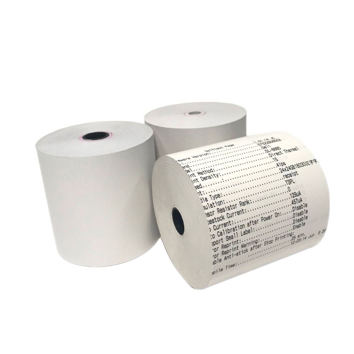 ROLLITOS - 100 Rollos Papel Térmico 80x80 65gr Epson 3nStar Rollitos