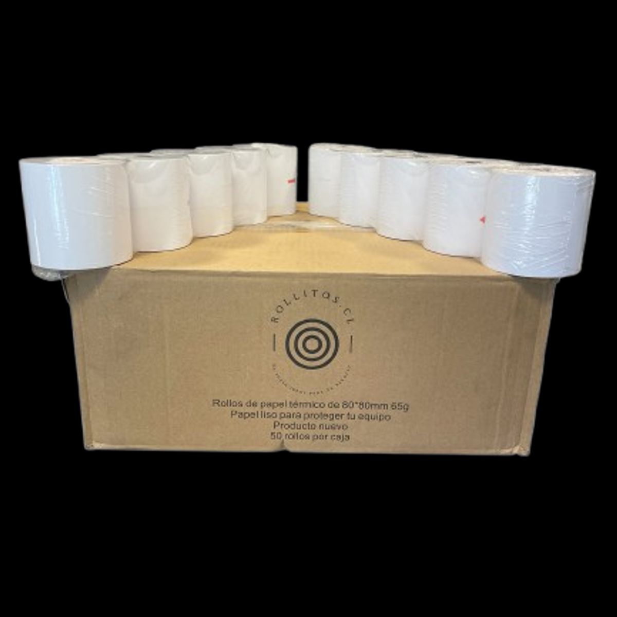 ROLLITOS - 100 Rollos Papel Térmico 80x80 65gr Epson 3nStar Rollitos