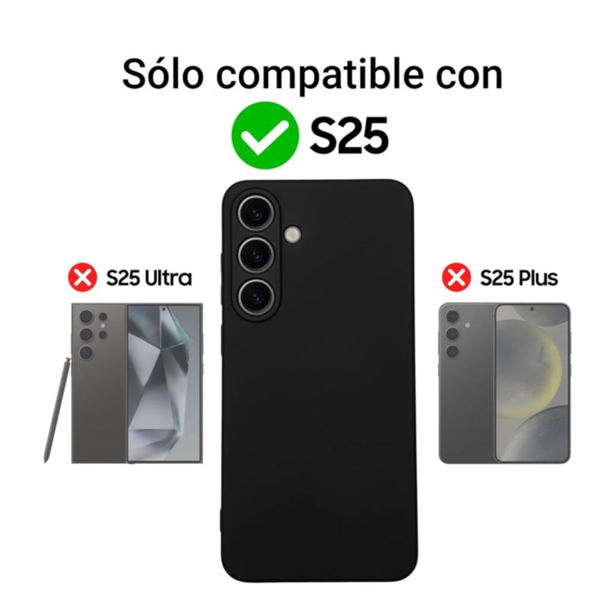 GENERICO - Carcasas Silicona Color Para Samsung S25