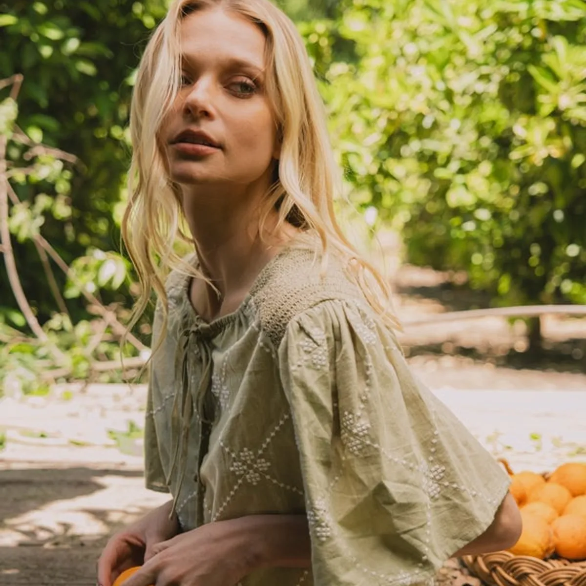 RUPHA - BLUSA GÉNOVA VERDE RUPHA