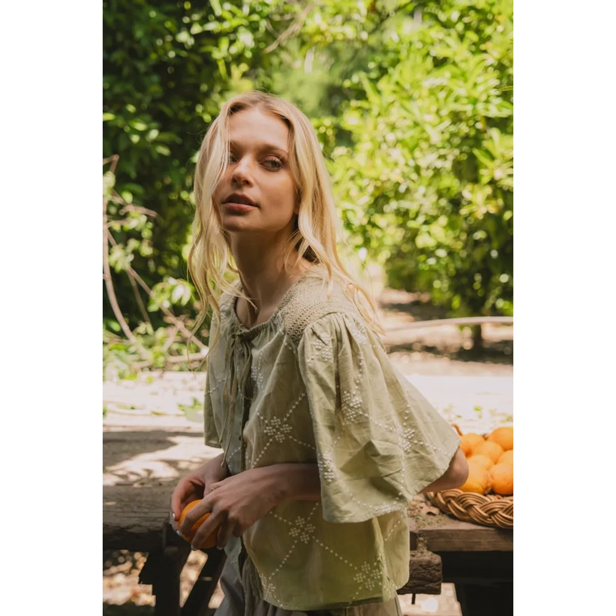 RUPHA - BLUSA GÉNOVA VERDE RUPHA