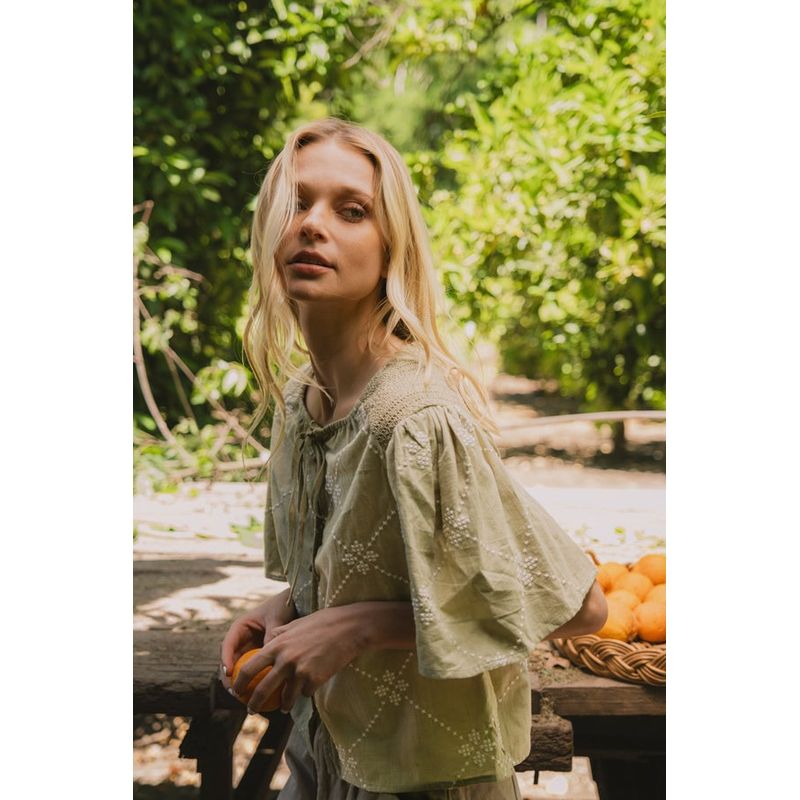 RUPHA - BLUSA GÉNOVA VERDE RUPHA