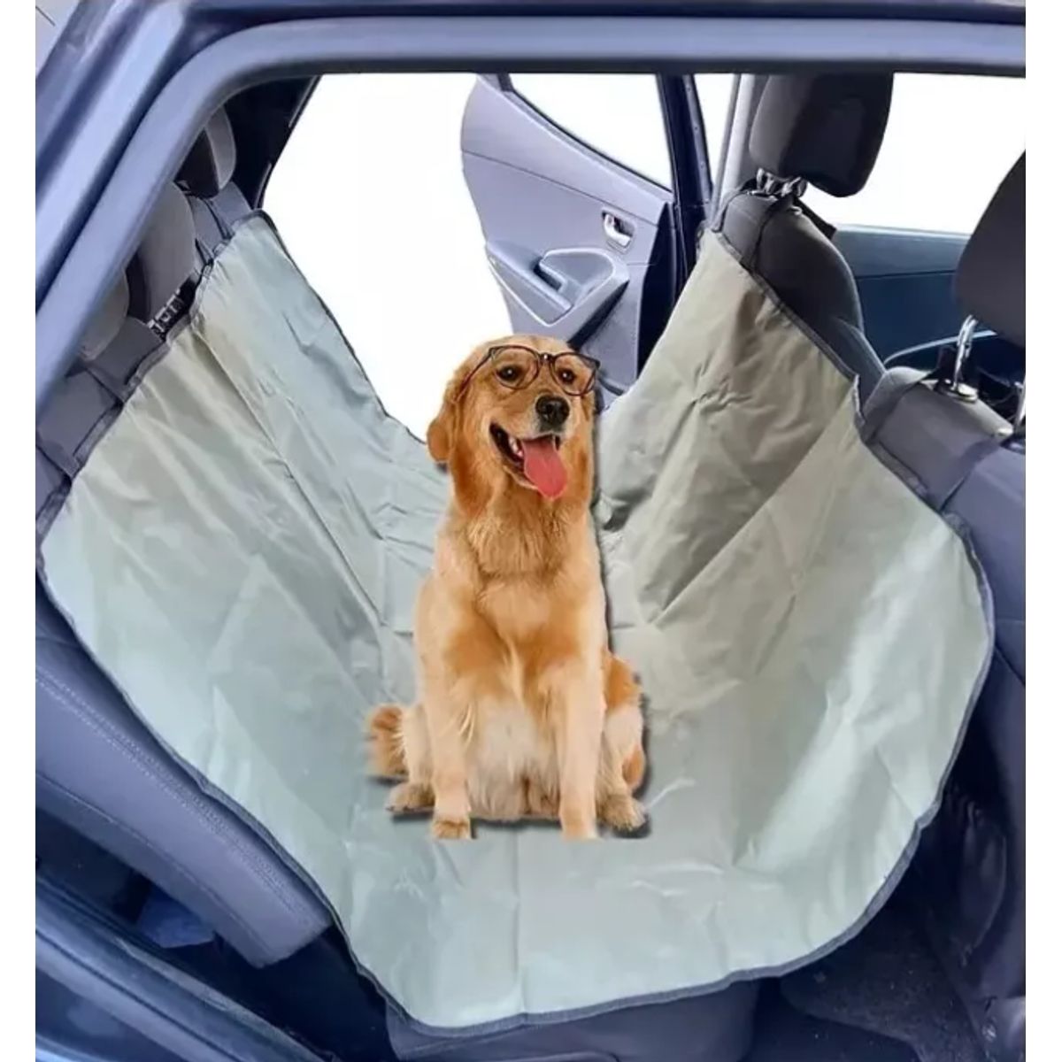 GENERICO - Lona protectora cubre asiento de autos para mascotas