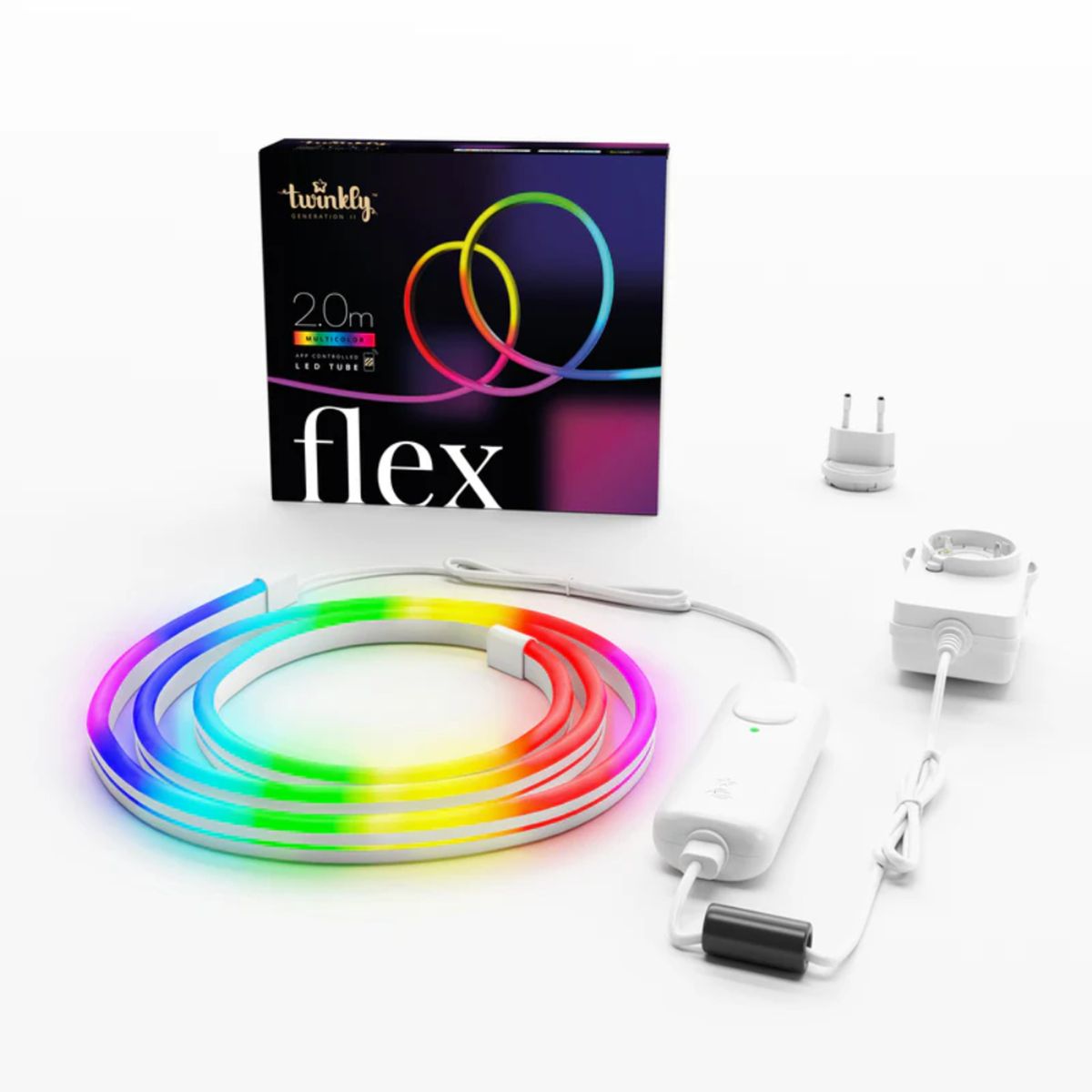 TWINKLY - TWINKLY TUBO FLEXIBLE RGB 2 METROS USB-C  TWFL200STW-WEU