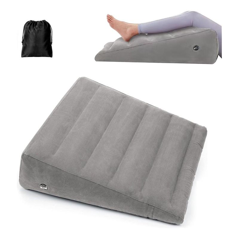 GENERICO - Almohada Triangular Inflable: Comodidad y Soporte Ideal