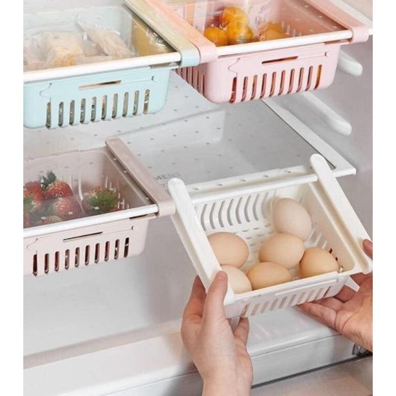 GENERICO - Bandejas Organizadoras Colgantes para Refrigerador 3 Unidades