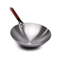 COOK IN - WOK DE HIERRO CONCAVO CON MANGO 34 CMS