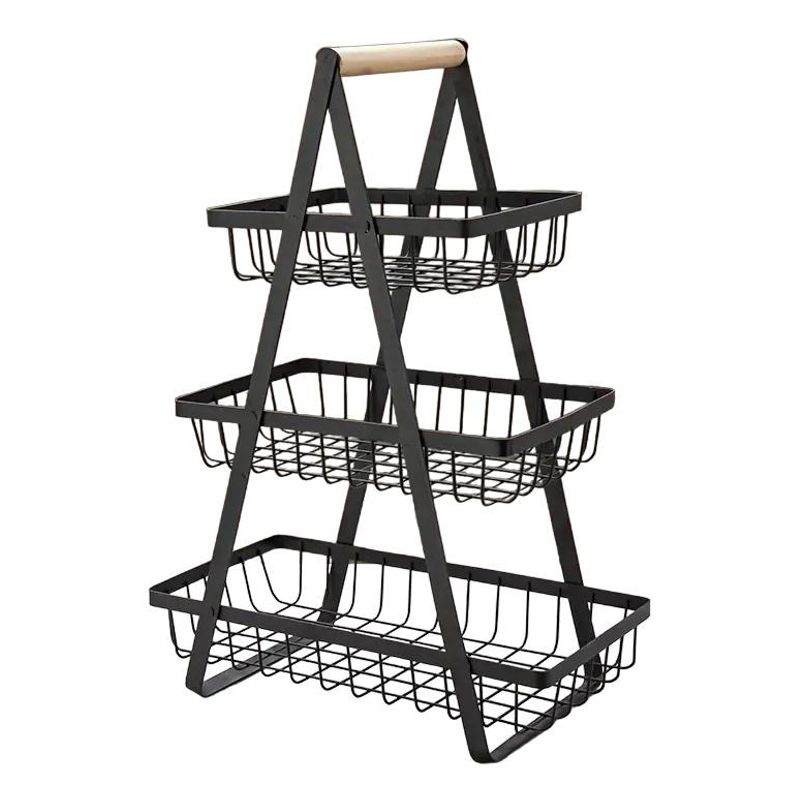 GENERICO - Canasta Organizador Multiusos de 3 Niveles para Cocina