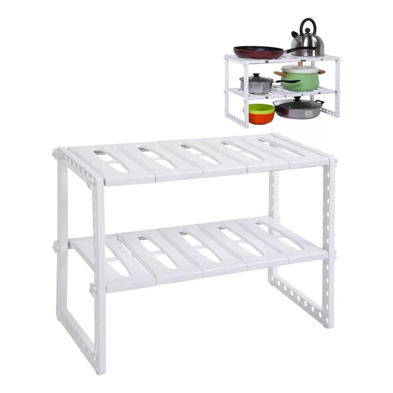 GENERICO - Organizador Ajustable de Espacio para Ollas y Utensilios