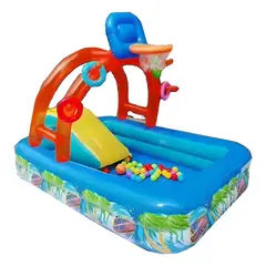 GENERICO - Parque Acuático Inflable con Tobogán y Juegos para Niños