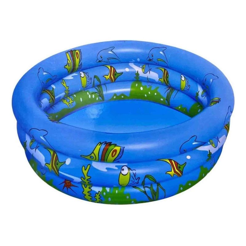 GENERICO - Piscina Inflable Redonda para Bebés de 3 Anillos 90 cm