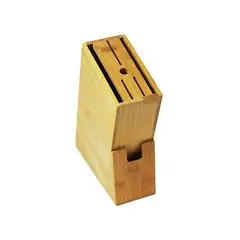 GENERICO - Organizador de Cuchillos de Madera con Diseño Antideslizante_