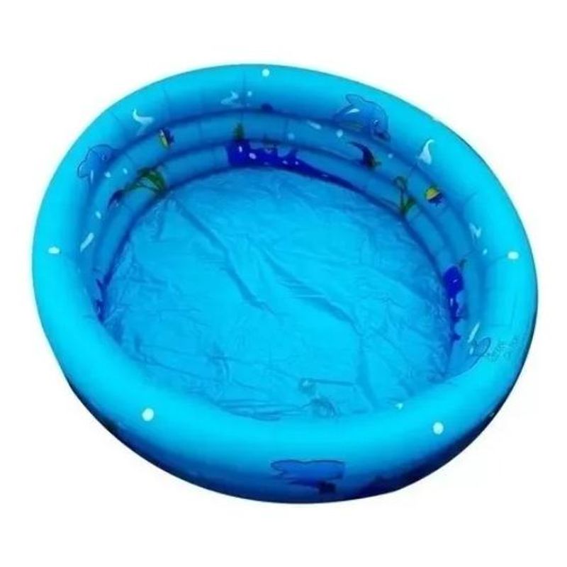 GENERICO - Piscina Inflable Redonda de 3 Anillos para Bebés 90 cm
