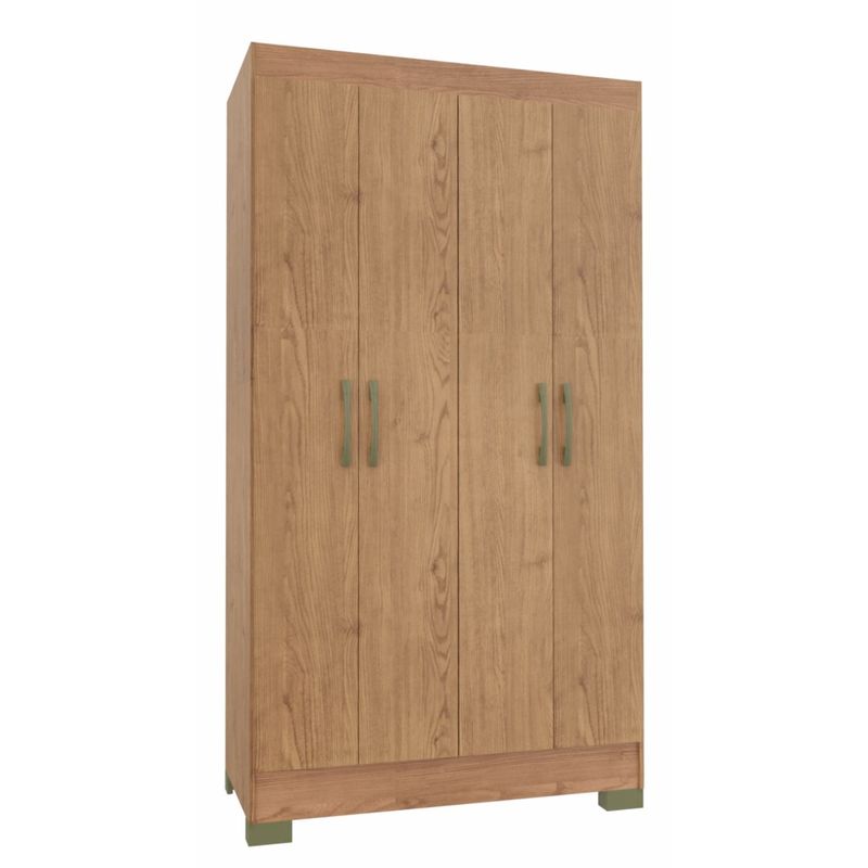 VEKKAHOME - COMBO CLOSET 4P+COMODA 3C BROWN 271119+276118