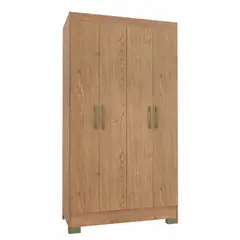 VEKKAHOME - COMBO CLOSET 4P+COMODA 3C BROWN 271119+276118