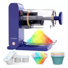 RAF - Máquina De Hielo Raspado Con Moldes De Silicona Para Fiestas