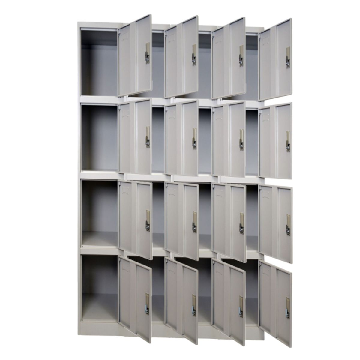 PROCHEF - Locker Casillero Metálico 4 cuerpos 16 puertas