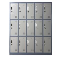 Locker Casillero Metálico 5 cuerpos 15 puertas