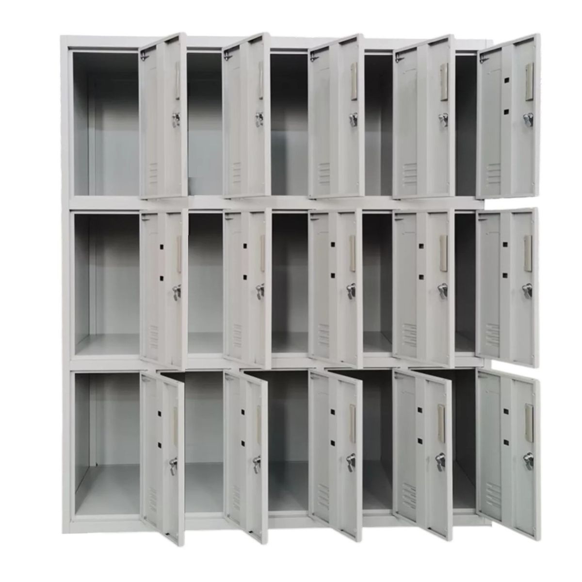 PROCHEF - Locker Casillero Metálico 5 cuerpos 15 puertas