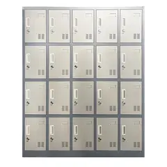 PROCHEF - Locker Casillero Metálico 5 cuerpos 20 puertas