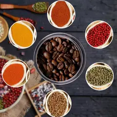 RAF - Molinillo Eléctrico De Granos De Café Semilla De Nuez Hierba