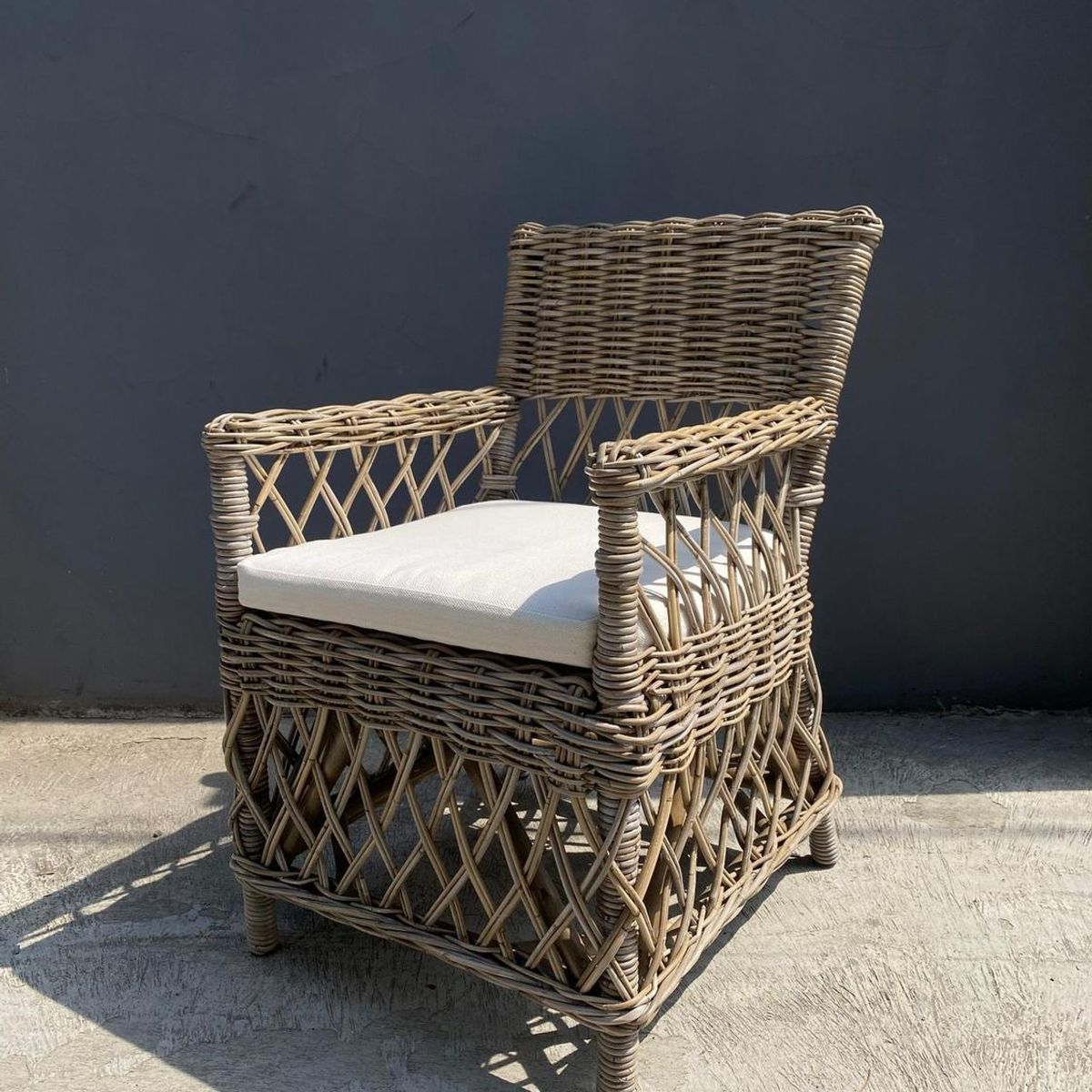 TERRA ESTILO - Sitial de Comedor Paris en Rattan Natural