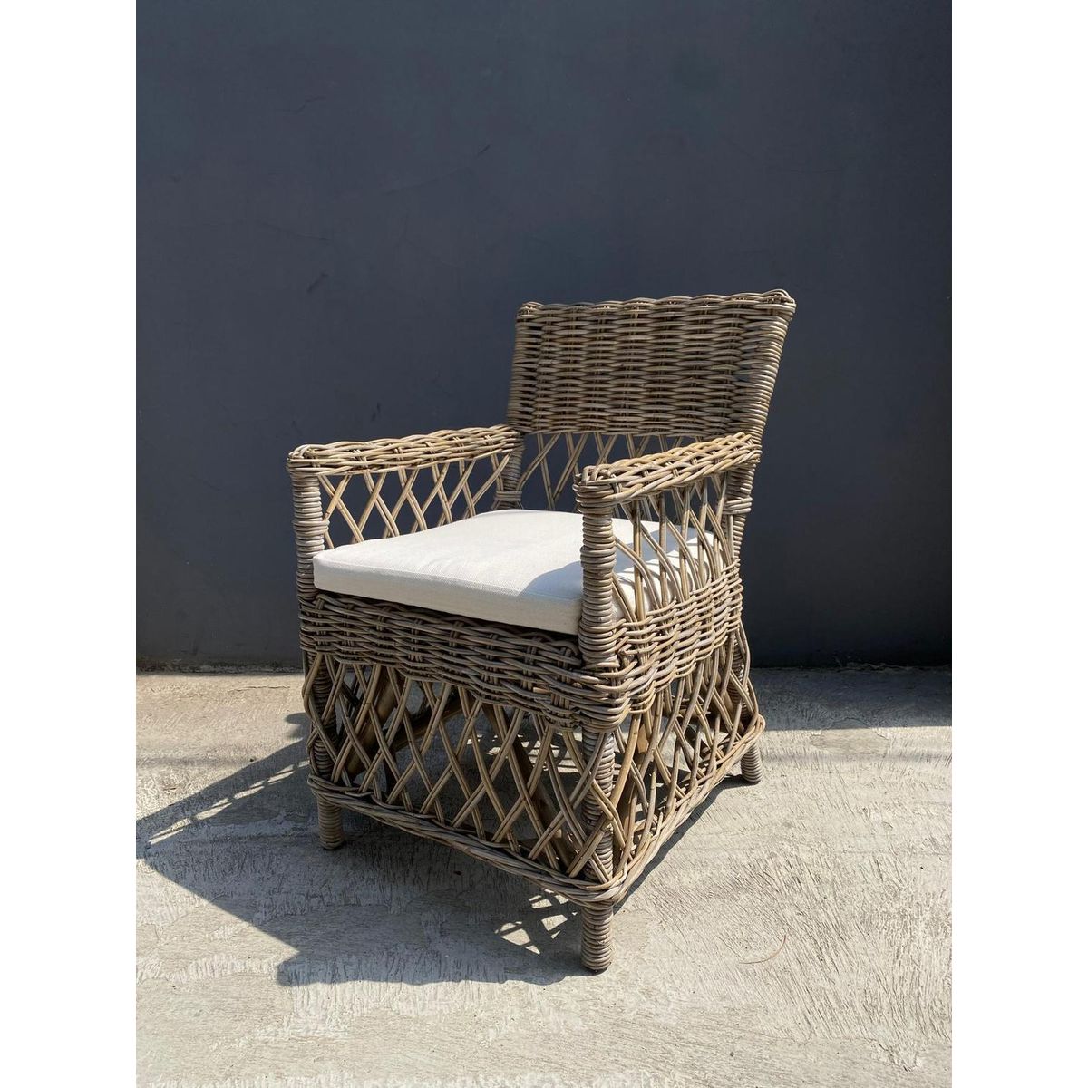 TERRA ESTILO - Sitial de Comedor Paris en Rattan Natural