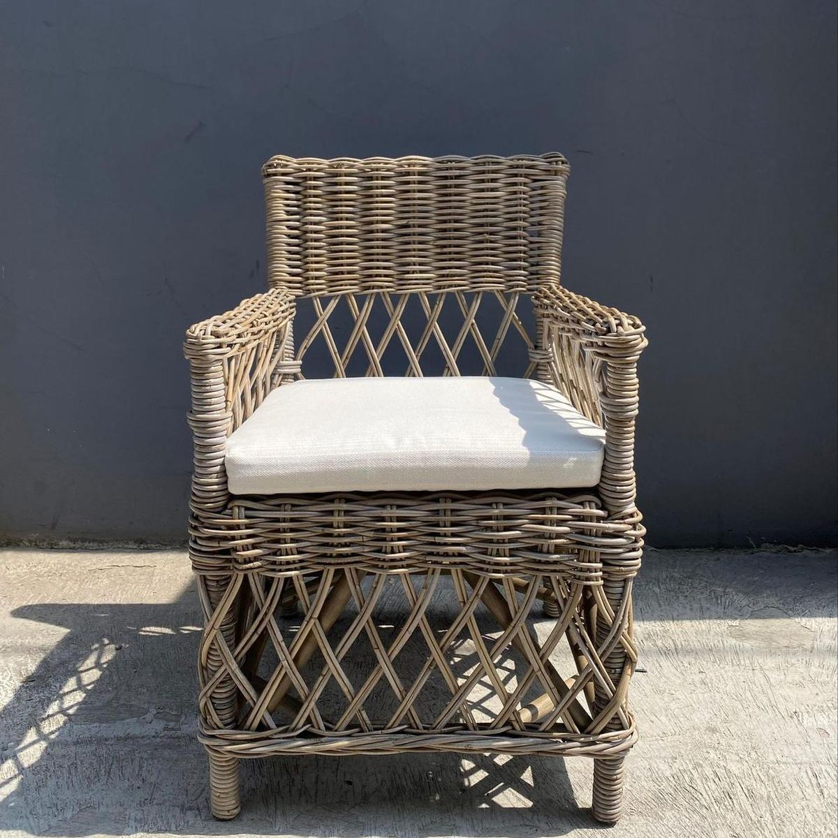 TERRA ESTILO - Sitial de Comedor Paris en Rattan Natural