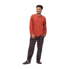 MOTA - Pijama Largo Terracota