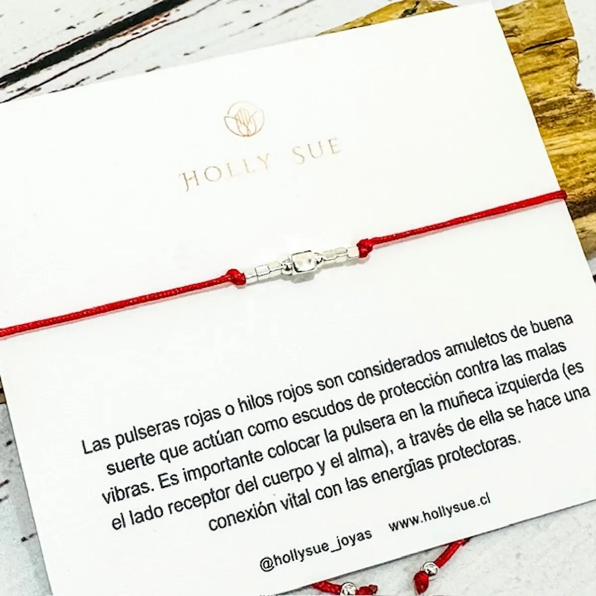 GENERICO - Pulsera Hilo rojo y Plata