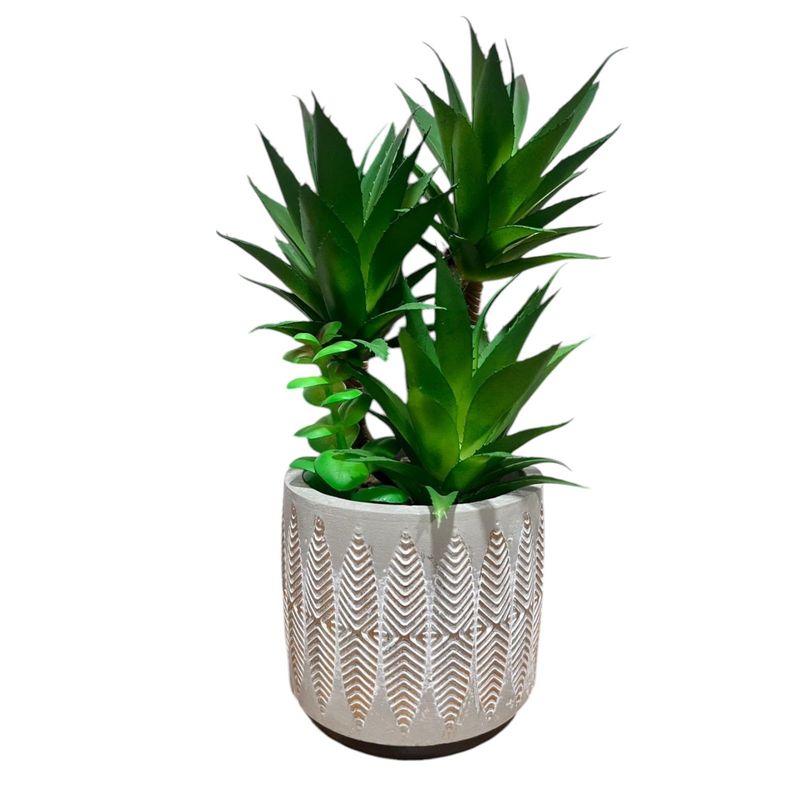 GENERICO - Planta Artificial Palma Macetero Maceta Decorativa Hogar