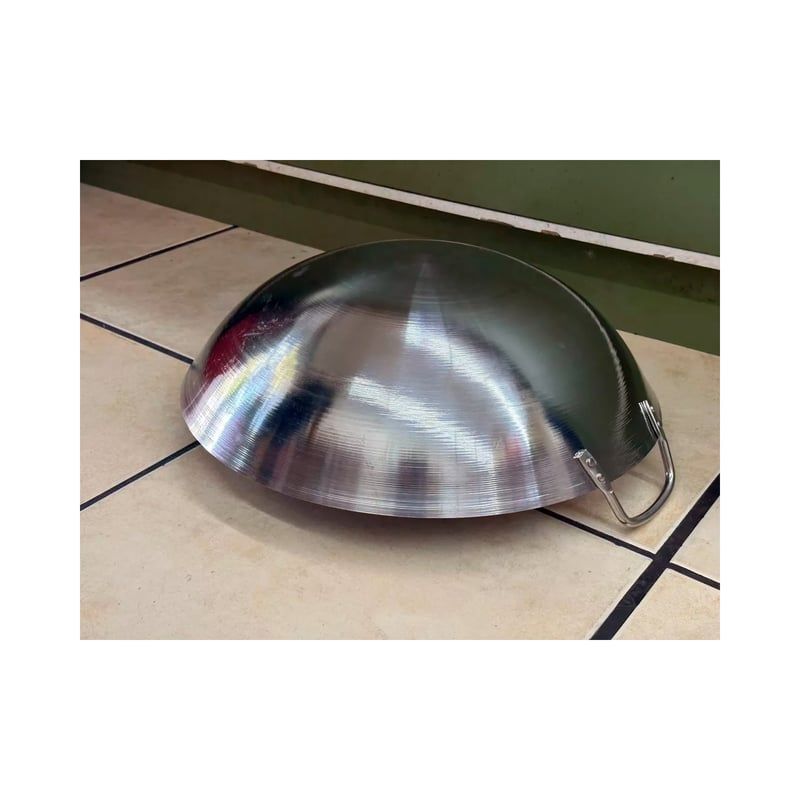 GENERICO - Wok Acero Inoxidable 50cm + Envió Gratis