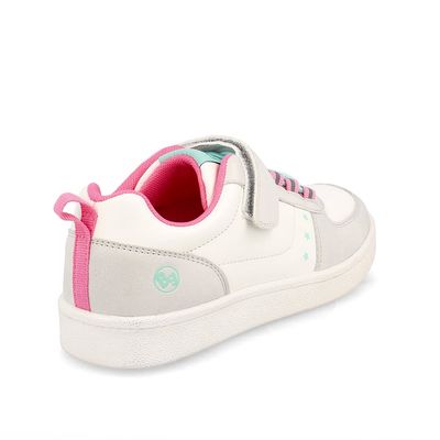 Imagen 2 del producto Zapatilla Niña Bubblegummers Clavel Blanco-Gris