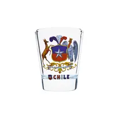 SOLEIO - Set 4 Vasos Shot Tequileros 40 Ml Diseños De Chile Souvenir