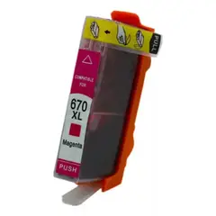 PACIFIC COLOR - Cartucho Alternativo 670 XL Magenta 14,6 ml