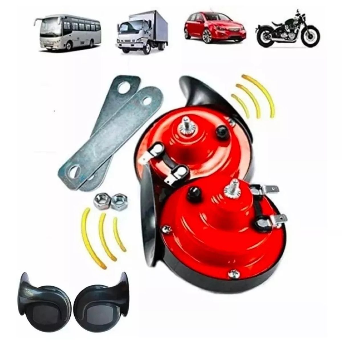 MUNDO MAGIA - 2 Bocinas De Tren Súper Ruidosas 300db, Camión, Coche