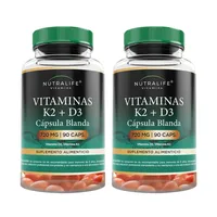 Vitaminas K2 + D3 Lf 180 Capsulas Blandas 2x90 Caps