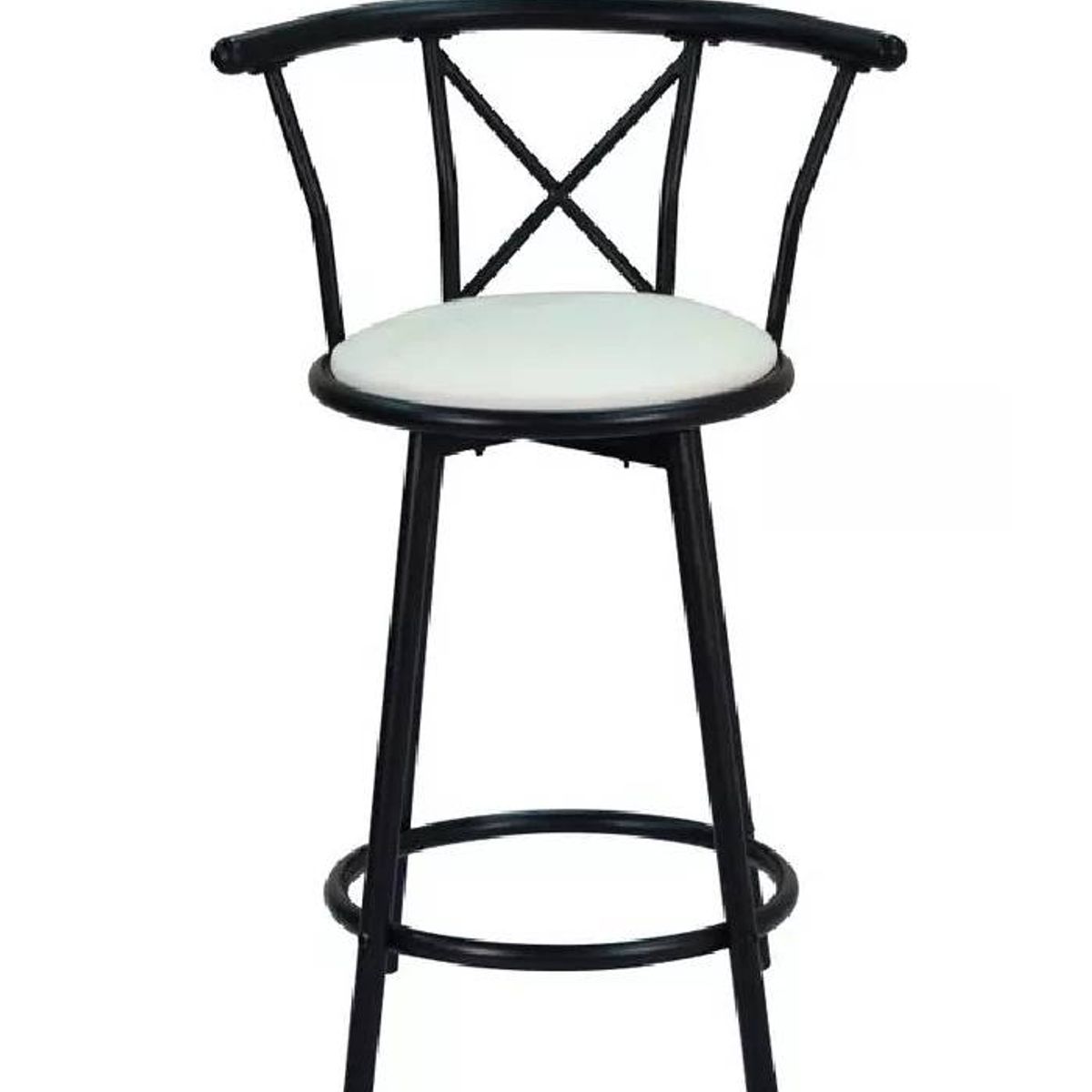 GENERICO - Silla de Bar Romana Giratoria Blanca