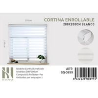 CORTINA ROLLER DUO 200 CM X 200 CM BLANCO