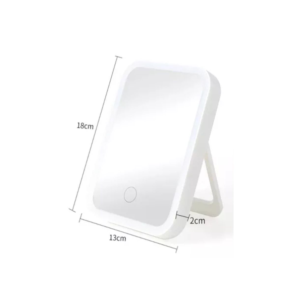 GENERICO - Espejo para Maquillaje Led Portátil Touch