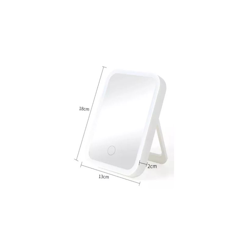 GENERICO - Espejo para Maquillaje Led Portátil Touch